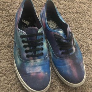 Galaxy printed vans